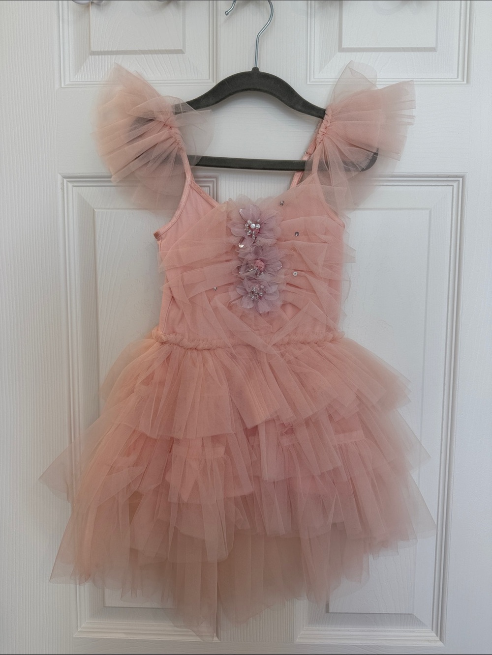 Tutu Du Monde Dusty Pink Layered Tulle Party Dress